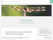 Tablet Screenshot of katatrepsis.com
